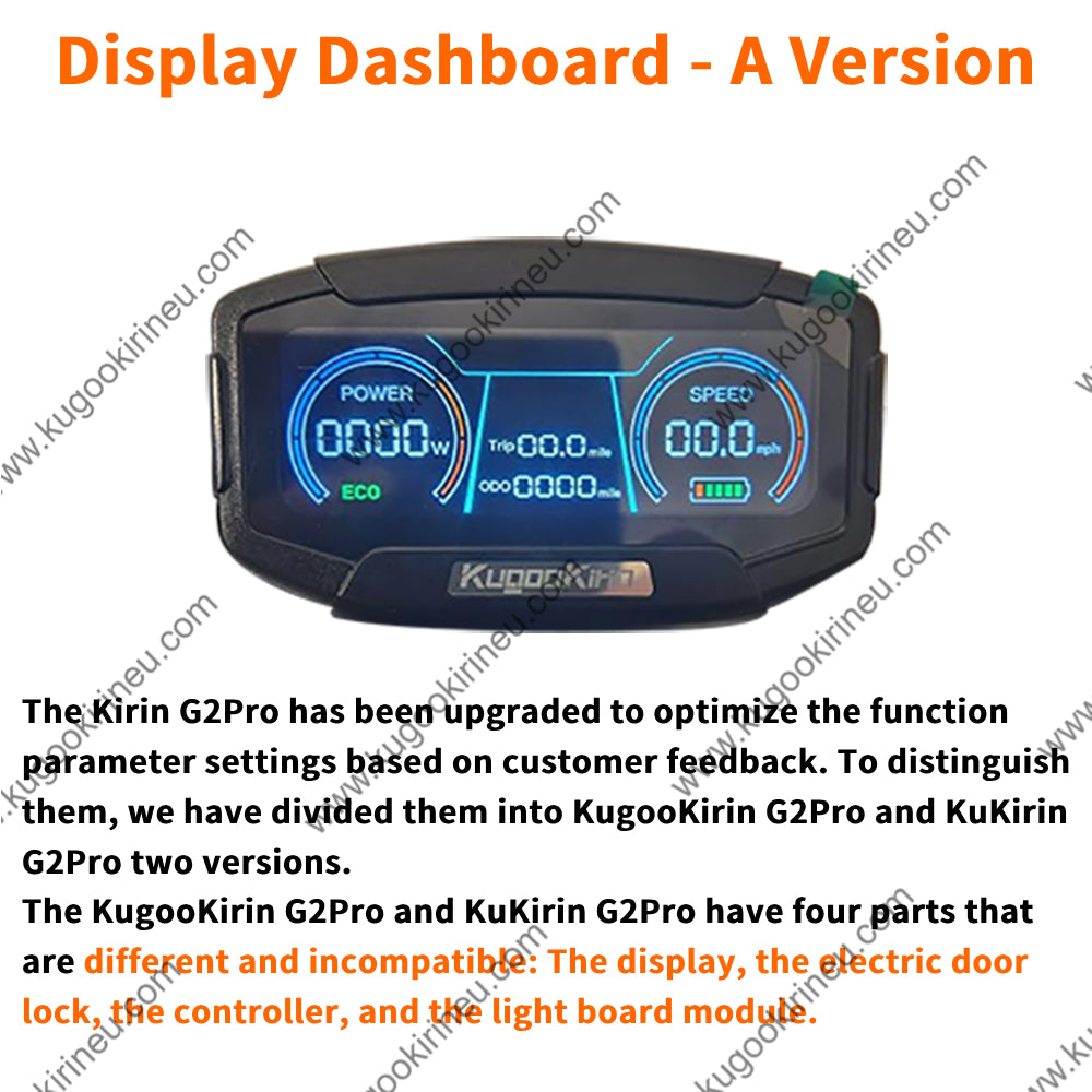 Spare Parts for KUKIRIN G2 Pro (2024 version) | KUKIRIN G2 Pro | KUGOOKIRIN G2 Pro Electric Scooter