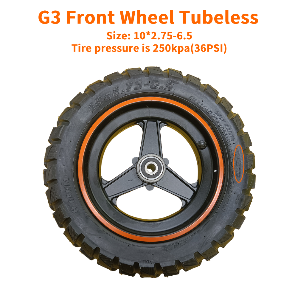 Tire | Inner Tube | Tubeless | Front Wheel for KUKIRIN Electric Scooter