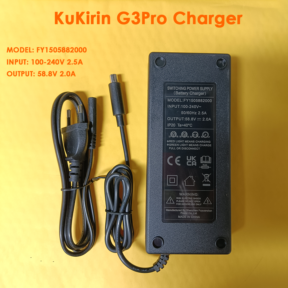 Chargeur 54,6V-2A GX16 Kugoo/ UrbanGlide E-Cross Pro